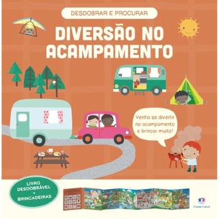 Livro Jogo Infantil Diversão No Acampamento Editora Ciranda