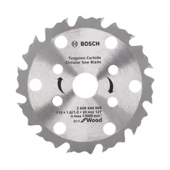 Disco Serra Circular Bosch Eco Coolteq Ø110X20mm 12 Dentes