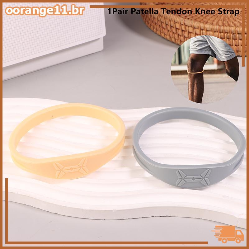 OORAN 1 Par Patela Tendão Cinta De Joelho Para Alívio Da Dor Basquete Estabilizador Silicone Banda Elasticidade Proteção