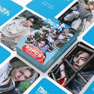 92 peças/caixa ENHYPEN O SIN VANISH Cartão Fotográfico KPOP SUNGHOON SUNOO HEESEUNG NI-KI Coleção de Adesivos de Cartão 