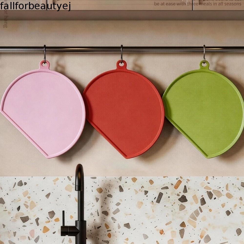 Tábua De Corte Semicircular FALLFORBEAUTYEJ , TPU Em Forma De D , Bloco De Cozinha Seguro Para Alimentos