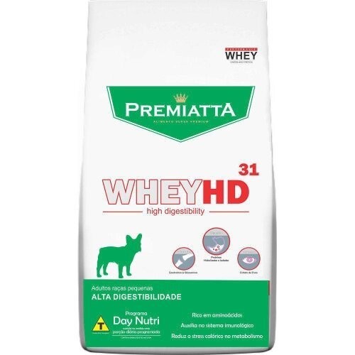 Ração Premiatta Whey Hd 3Kg Para Cães De Raças Pequenas Pacote Super Premium