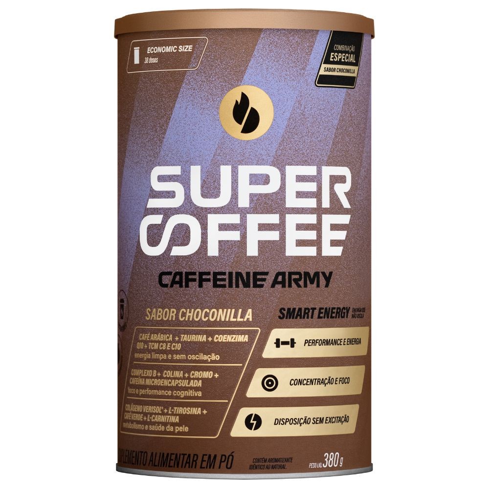 SuperCoffee 3.0 Choconilla 380g - Caffeine Army em Oferta na Shopee
