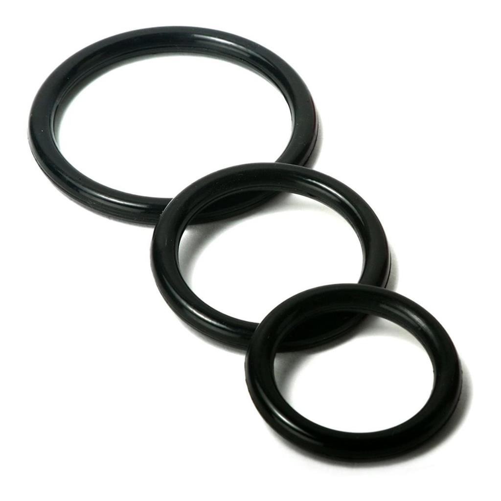 Anel Peniano Kit com 3 Peças Elásticas para Uso Íntimo em Oferta na Shopee