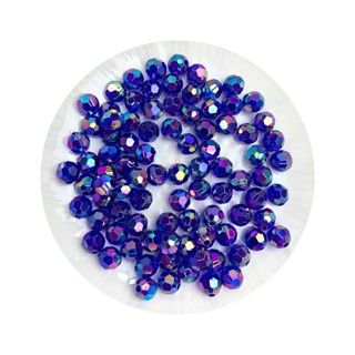 Bola Sextavado 8mm CLR Transparente Irisada 500g em Oferta na Shopee