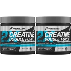 Kit 2X Creatine Double Force - 150g Natural - BodyAction
