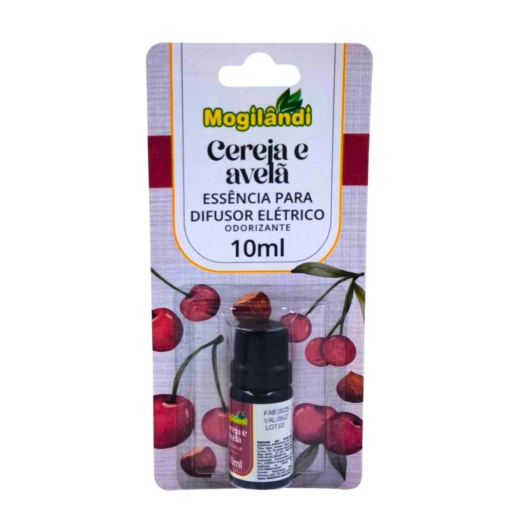 ODORIZANTE ESSENCIA PARA DIFUSOR ELETRICO CEREJA E AVELA 10ML