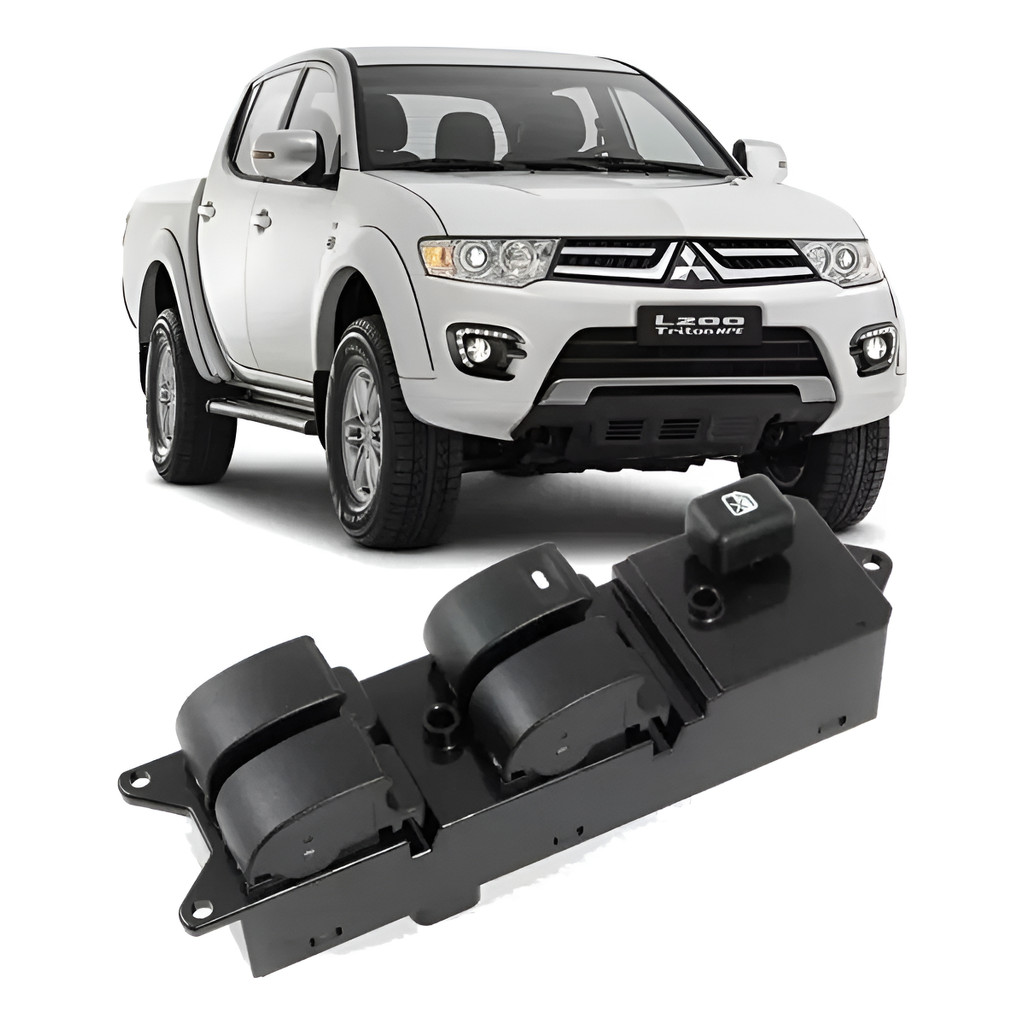 Comando Botão Vidro Elétrico L200 Triton 2007 Á 2016