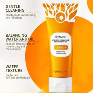 Orange Enzymes Exfoliating Brightening Gel 50g Deep Cleansing Moisturizing Facial Exfoliator em Oferta na Shopee