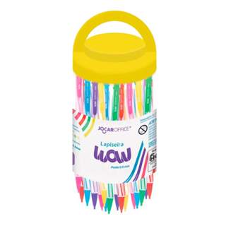 Lapiseira Wow 0.5 Cores Mistas - Pote c/ 24 Unidades Jocar Office Leo&Leo Leonora - 92412 em Oferta na Shopee