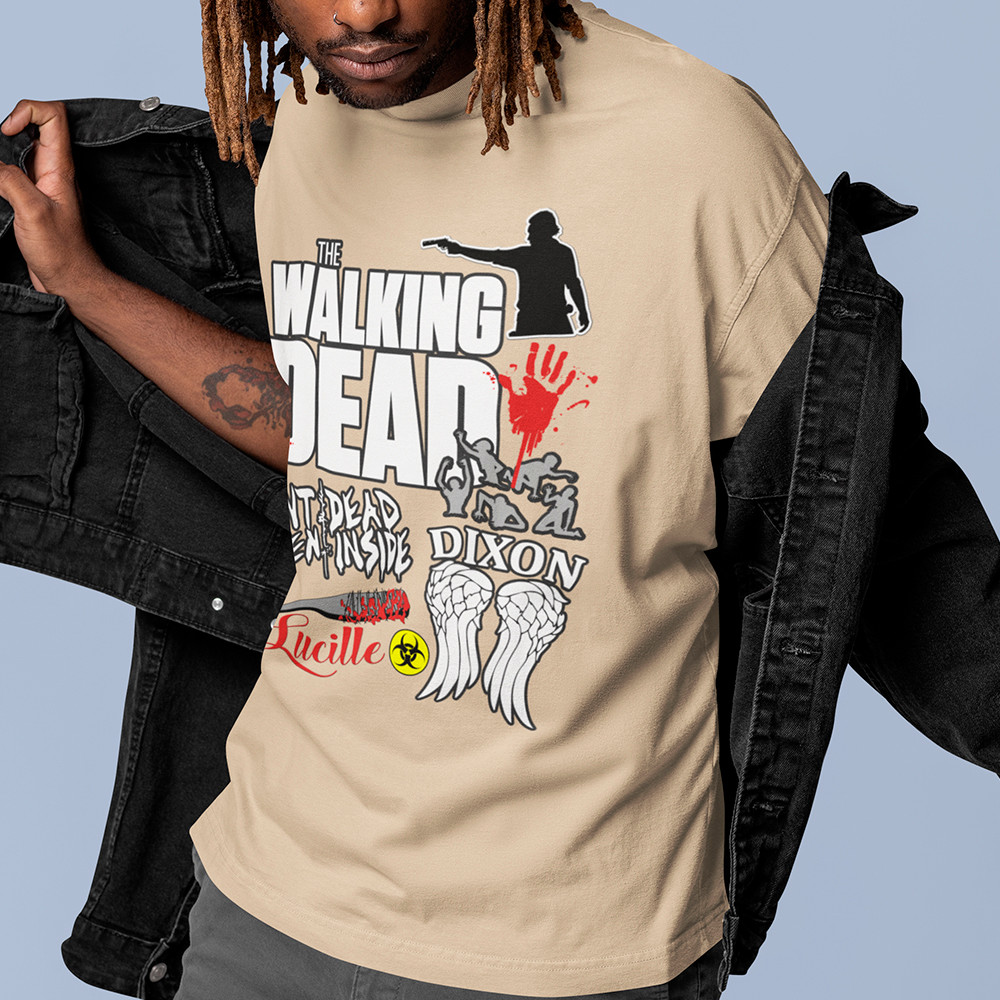 Camiseta The Walking Dead Camisa Série TWD Rick Dixon Negan Blusa Algodão Premium Fio 30.1