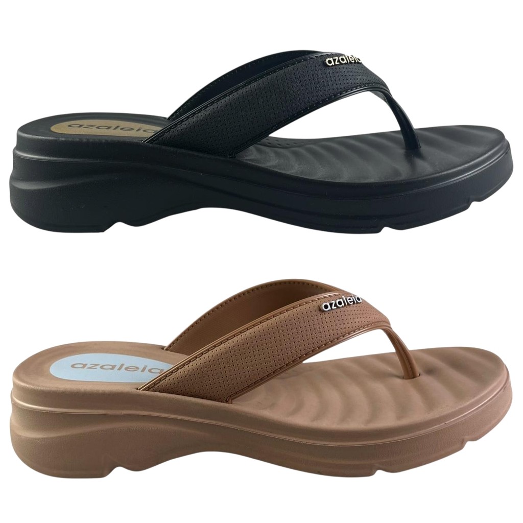 Chinelo Feminino Azaleia Eli Plataforma Confortável Leve e Estiloso Original em Oferta na Shopee