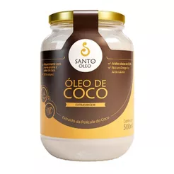 Óleo de Coco Extra Virgem de Película - 500ml - Santo Óleo