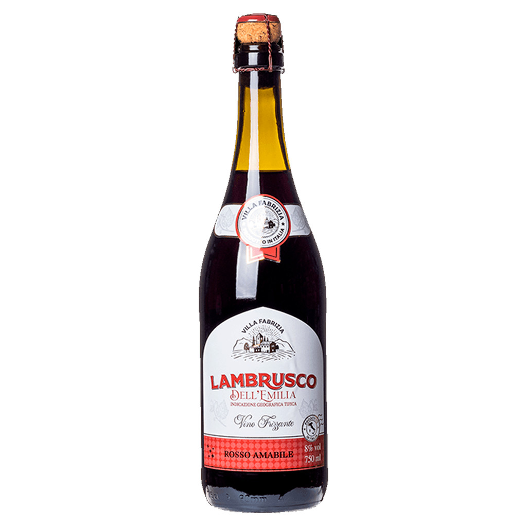 VINHO LAMBRUSCO DELL'EMILIA VILLA FABRIZIA TINTO 750ML em Oferta na Shopee