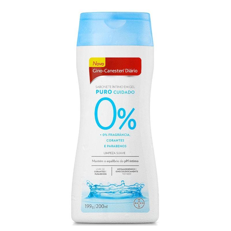 Sabonete Íntimo em Gel Gino-Canesten Diário Puro Cuidado​ 200ml em Oferta na Shopee