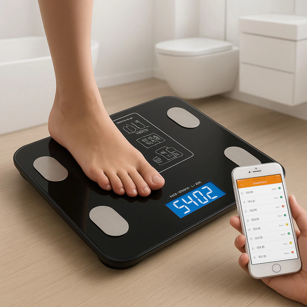 Balança Digital Smart Bioimpedância Corporal App Bluetooth / Balança de Cozinha 10kg — imagem 1