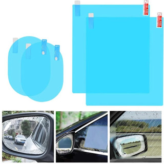 Kit 2 /4 Película Anti Chuva e Anti Embaçante para Retrovisor e Vidro Lateral do Carro Un…