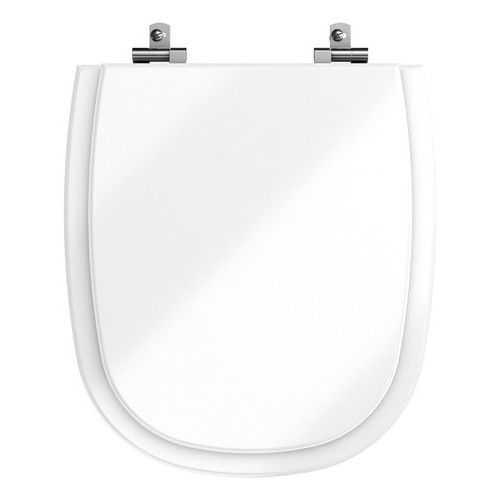 Tampa De Vaso paris ideal standard Resina Moldada Branco