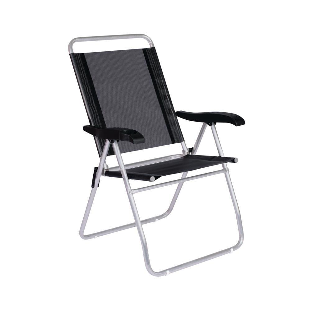 Cadeira Reclinável Boreal Preta em Oferta na Shopee