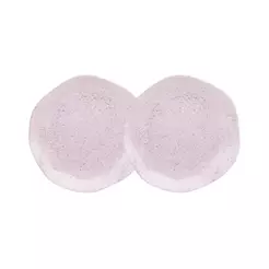 Conjunto 2 Pratos de Sobremesa 21,5cm Ryo Pink Sand Porcelana Oxford