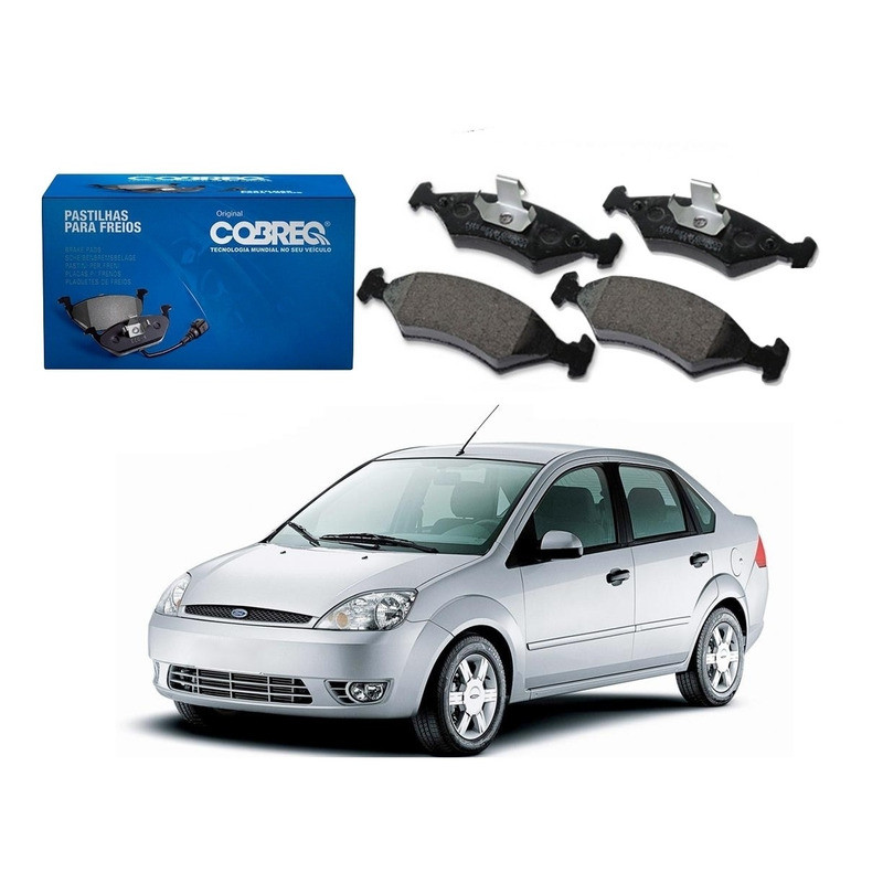 Pastilha Freio Dianteira Fiesta Sedan 1.0 2003 A 2008 em Oferta na Shopee