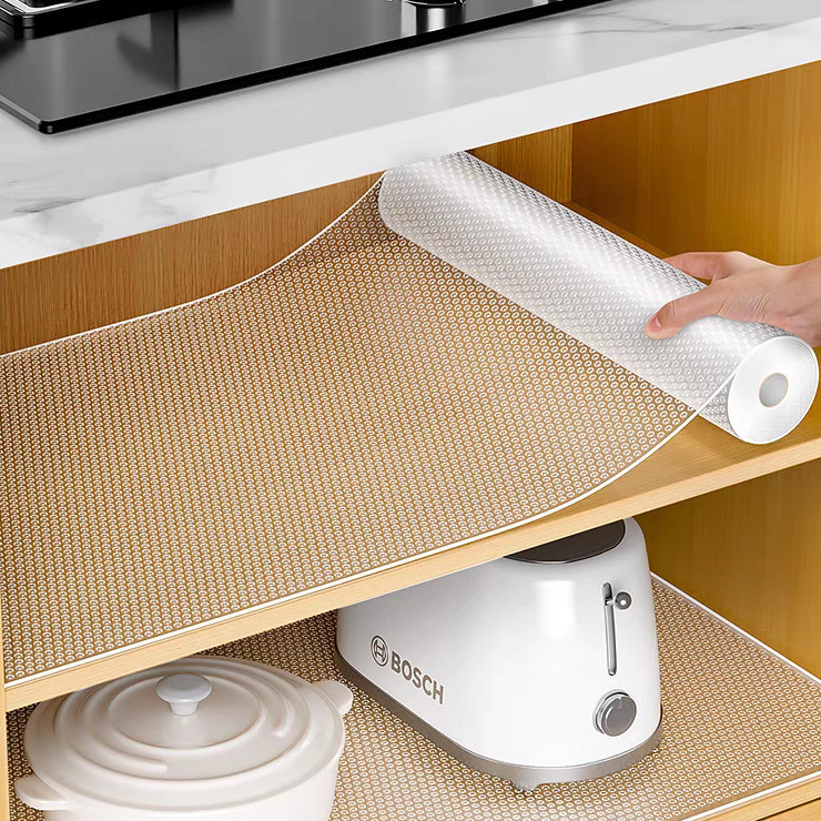 Forro Antiderrapante Para Armário, Gaveta, Geladeira e Guarda Roupas - Transparente Lucky Bazar em Oferta na Shopee