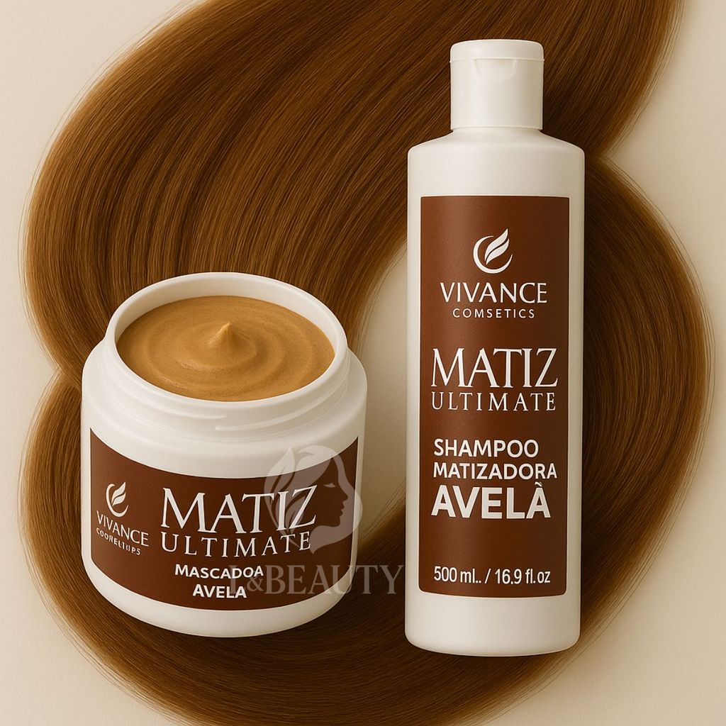 Shampoo Matizador 300ml  + Mascara Matizadora 250gr - Vivance Cosmetics