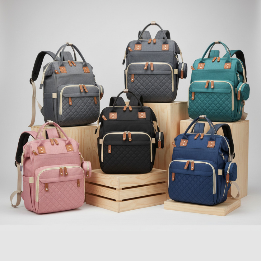 Mochila Multiuso Viagem e Escolar Impermeável 17L c/ Bolso Térmico, Unissex