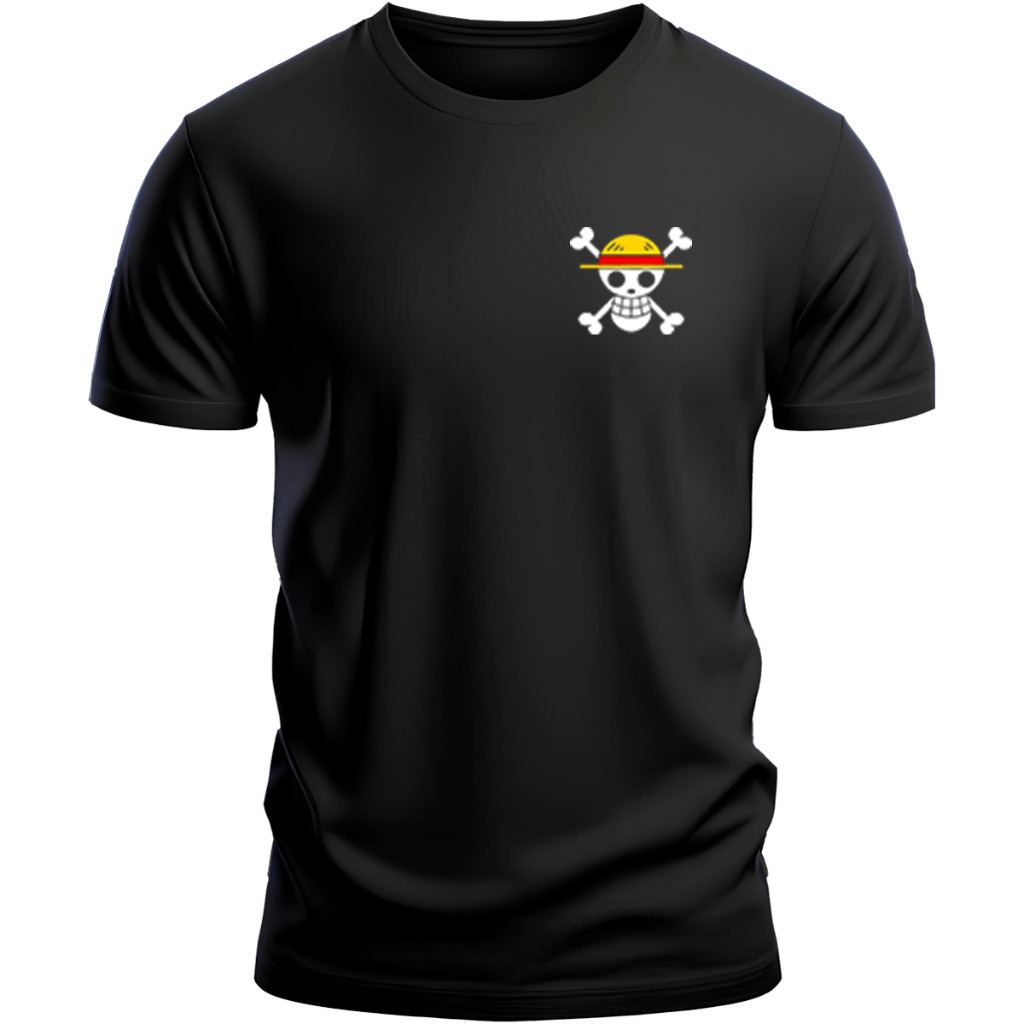 Camiseta - 100% Algodão - One piece - Chapeu de palha - Luffy - Piratas - Gear 5