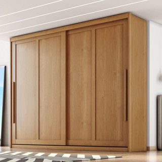 Guarda Roupa Casal 2 Portas de Correr Atraente Zanzini em Oferta na Shopee