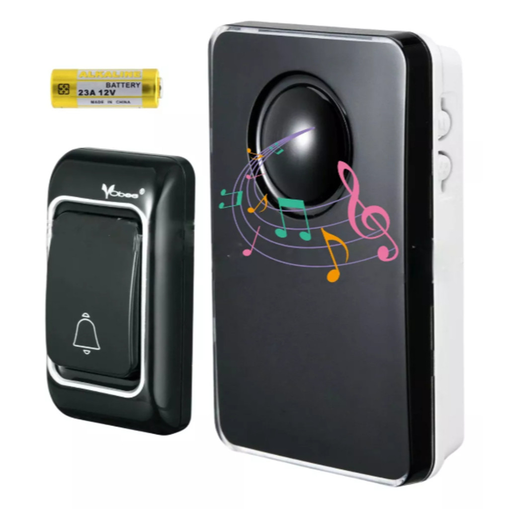 Campainha Residencial Sem Fio Longo Alcance 200m Prova Dágua