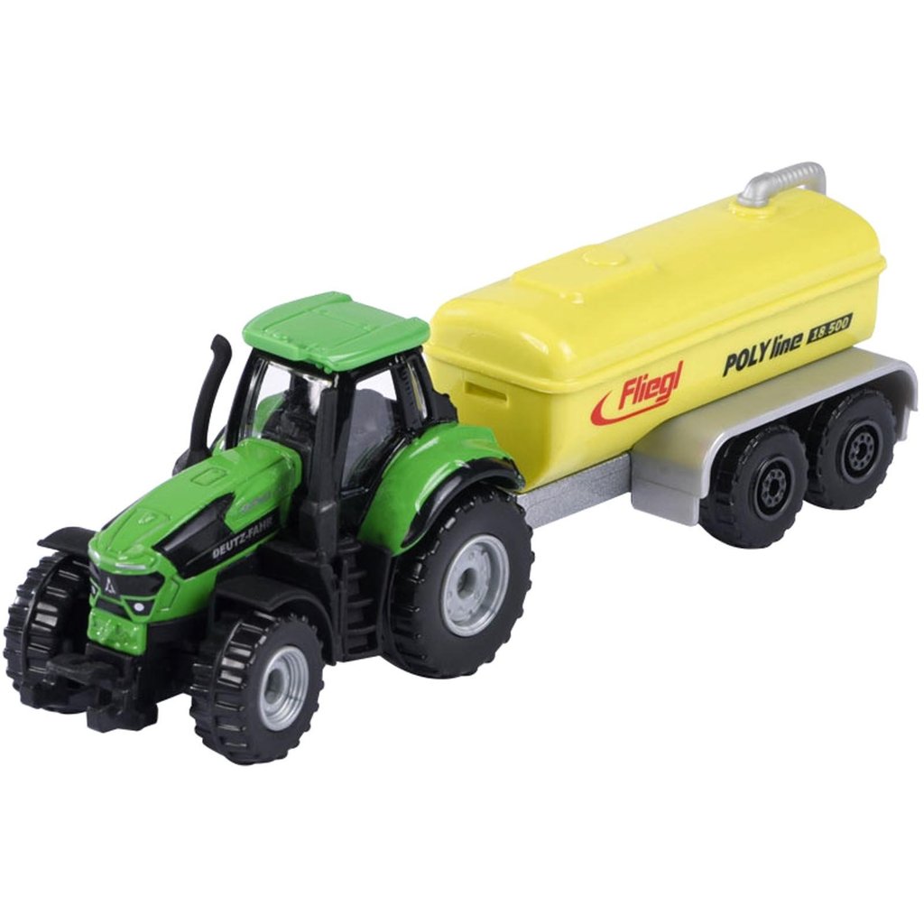 Miniatura - 1:64 - Trator Deutz-Fahr 9340 TTV - City Trailer - Majorette 8503002001