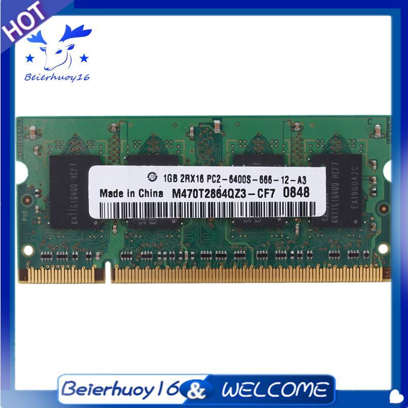Memória RAM Para Notebook DDR2 1GB 2RX16 800MHZ PC2-6400S 200 Pinos SODIMM Laptop