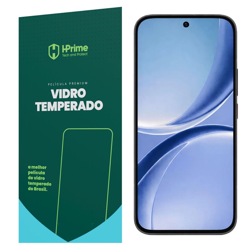 Película HPrime Vidro Temperado 9H para Xiaomi Poco X8 Pro F8 Pro Anti-Impacto Full Cover Transparente