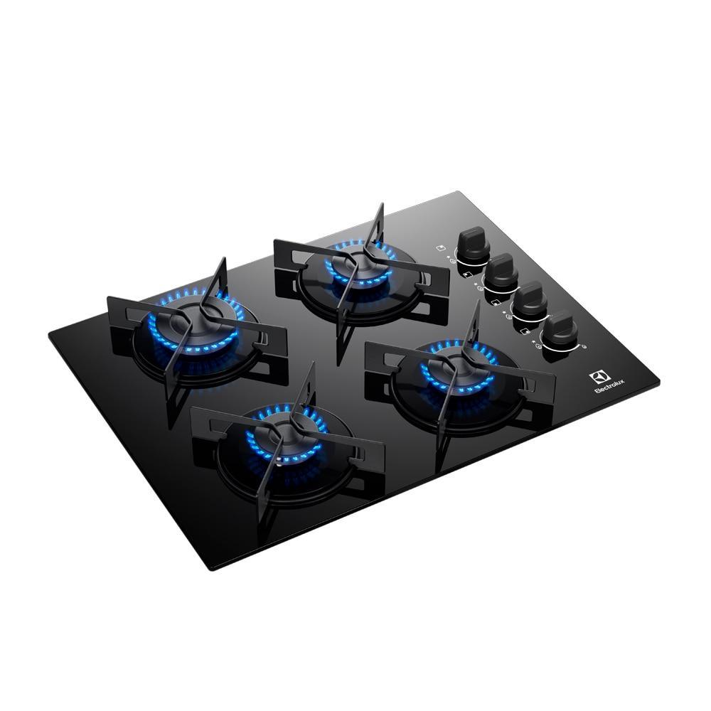 Cooktop 4 Bocas Efficient Preto Electrolux