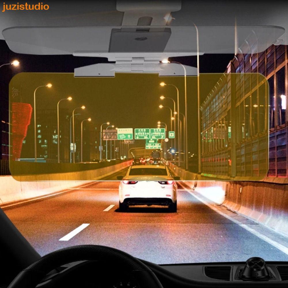 Viseira Solar Para Carro JUZISTUDIO , Antirreflexo Polarizada Ajustável , Guarda-Sol Anti-Deslumbrante 2 Em 1