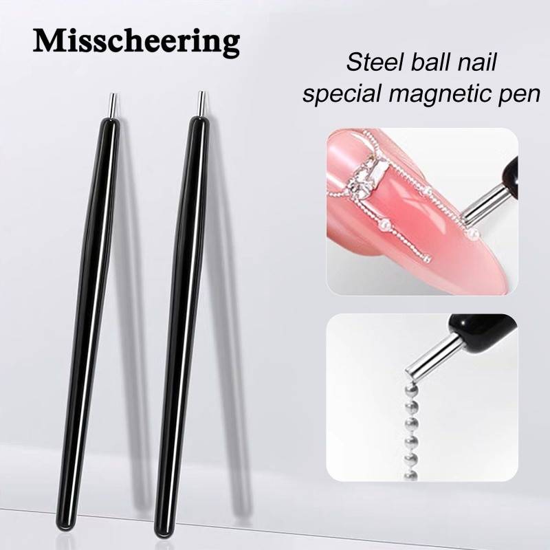Novo Tipo De Caneta Magnética Para manicure Que Absorve Bolas De Aço . Ímã De Alta Precisão Salões De Unhas