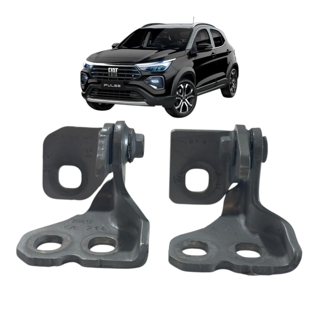 Par Dobradiça Porta Dianteira Esquerda Original Fiat Pulse