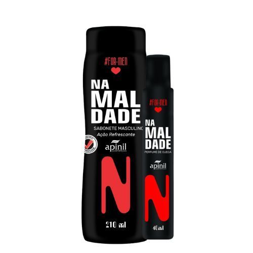 Kit 1 Sabonete Íntimo Masculino + 1 Perfume Apinil Masculino Fragrancias Marcantes e duradouras