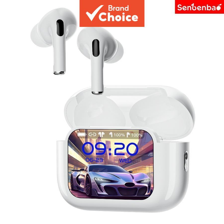 Senbenbao A11 PRO Fones de Ouvido sem Fio com Tela LCD, Fone Intra-Auricular, EN