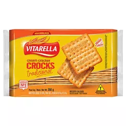 Biscoito Vitarella Crocks Sabor Pão Assado 350g