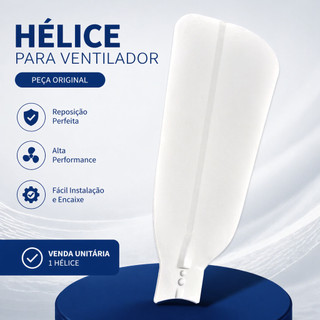 Hélice Para Ventilador Peça Reposição Original 6,5cm - 1 Unidade