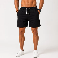 Short Masculino Linho Com Elástico Casual Premium Praia Piscina Verão Confortável