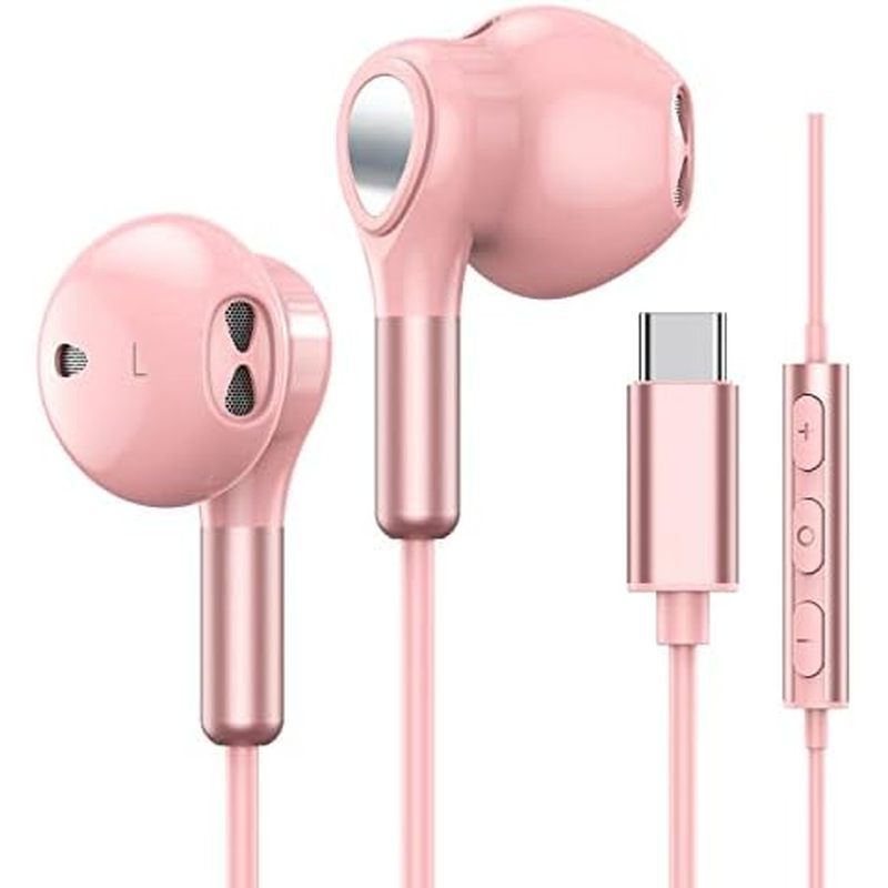 Fones De Ouvido USB C Para Samsung Galaxy S26 S25 S24 S23 S22 S21 S20 A56 A17 A1