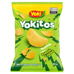 Yoki Batata Frita Ondulada Cebola e Salsa Yokitos Pacote 90g