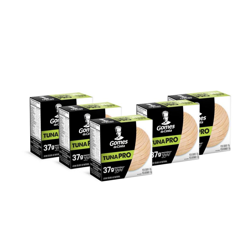 Kit 5 UN - Tuna Pro - Atum Sólido ao Natural - 170g