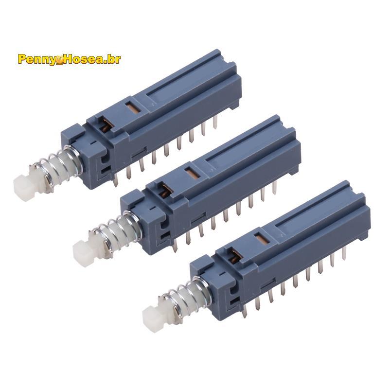 [Vendas Quentes P] 3pcs MPNS6A MPN-S6-A Interruptor De Alimentação De 6 Vias Com Trava Para Acessórios De Computador , T
