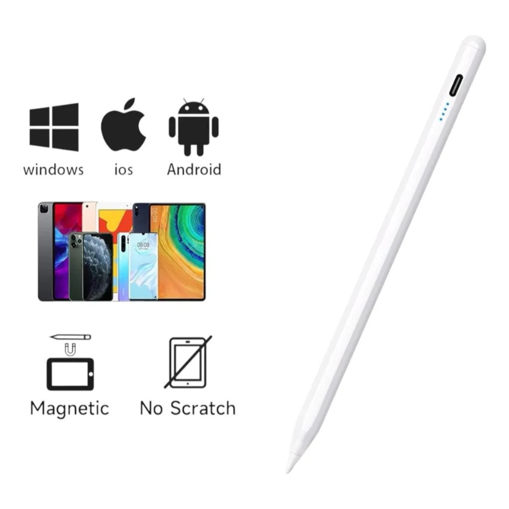Caneta Touch Screen Ponta Fina Desenho iPad iPhone Android Alta Precisão Univers