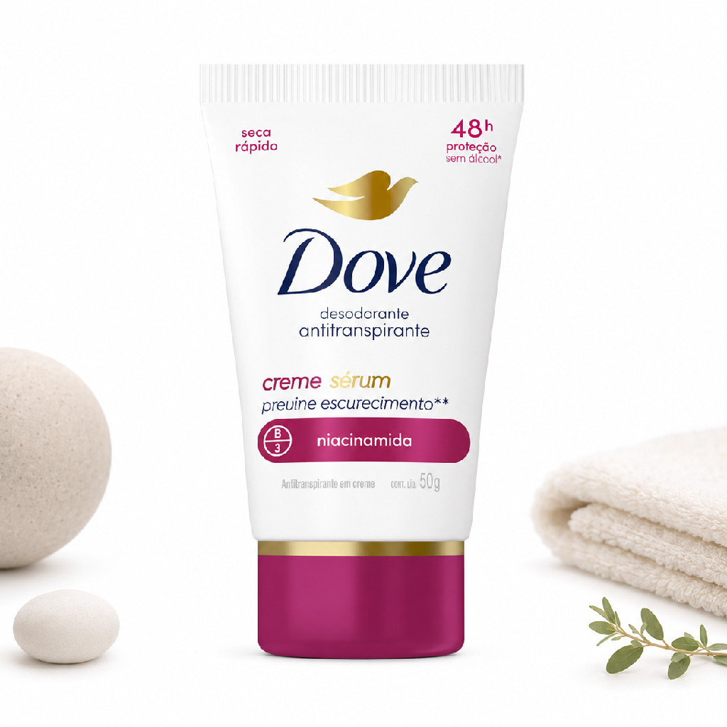 Desodorante Creme Dove Sérum Previne Escurecimento 48h 50g