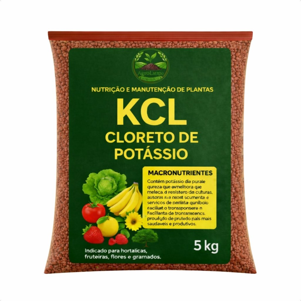 Fertilizante KCL Cloreto De Potássio Para Floração E Produção
